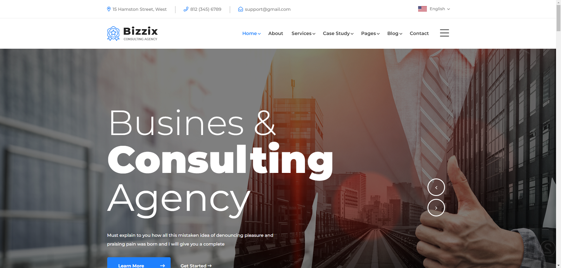 Bizzix - Multi-purpose Business Template
