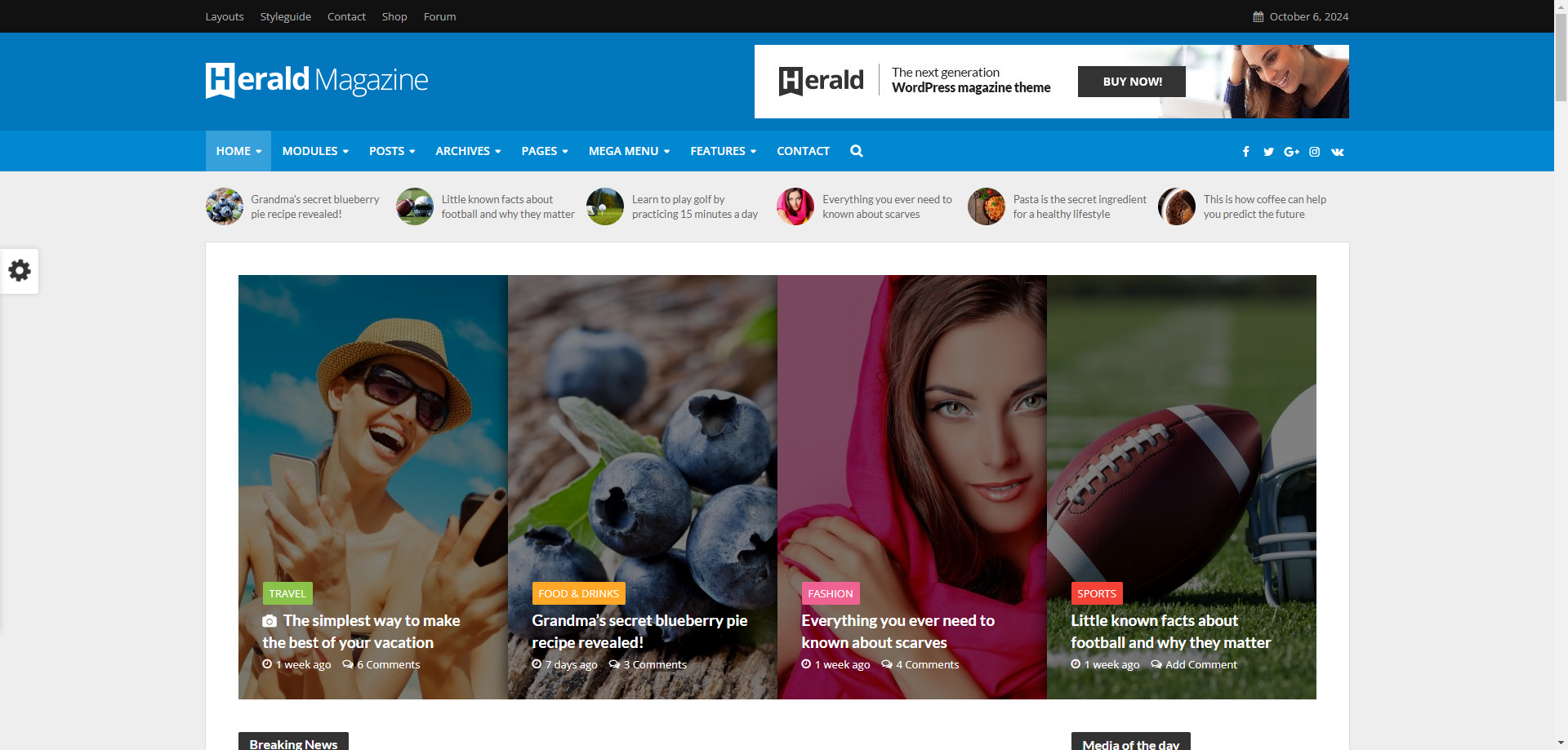 Herald - News Portal & Blog Template